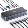 USB C Docking Station 3 Monitors, 15 in 1 Laptop