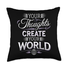 Vision Boarding Manifestation Goal Setting Dream Visualize Throw Pillow