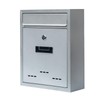 YOOBOX Wall-Mount Mailbox for House Outside, Locking Key Drop Box