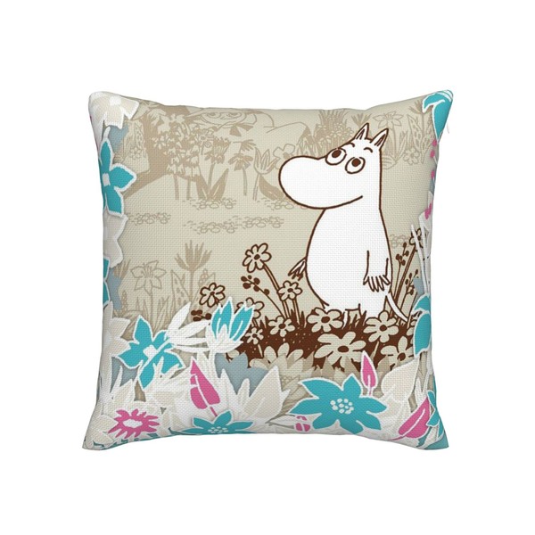 Pillowcase Moomin Pillow Case Cushion Cover; Comfortable Indoor Sofa Car