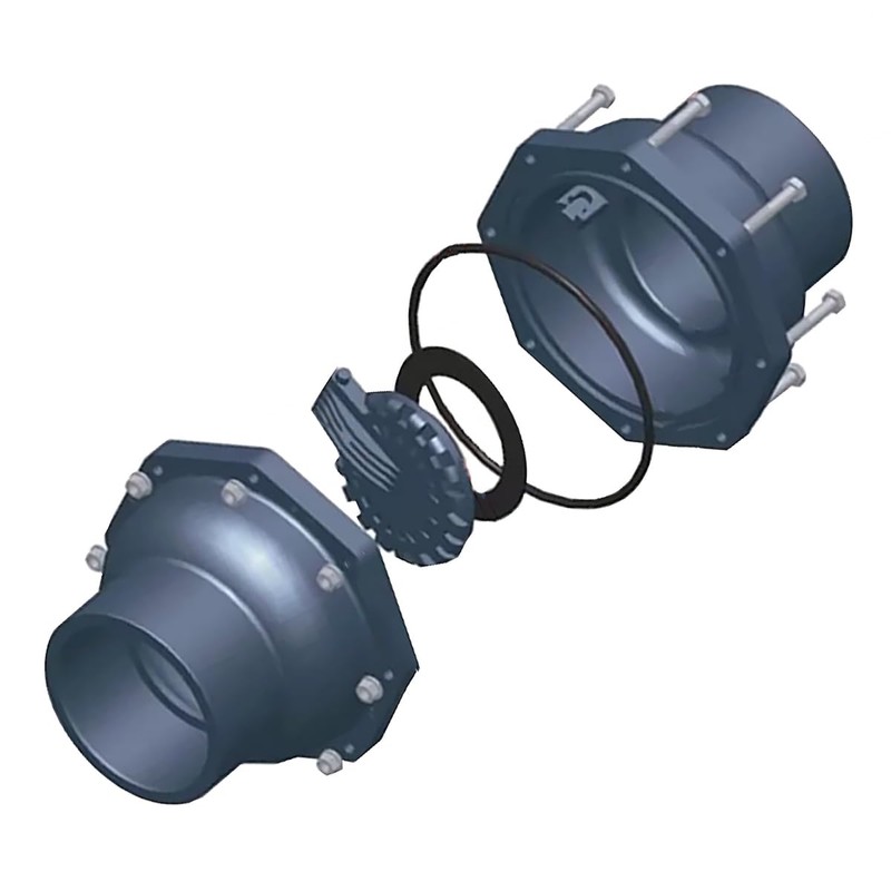 Swing Check Valve Non-Return Check Valve PVC Double Union Solvent