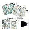 2 Pcs Coin Purse with 2 Pcs Keyring Strap, Dinosaur