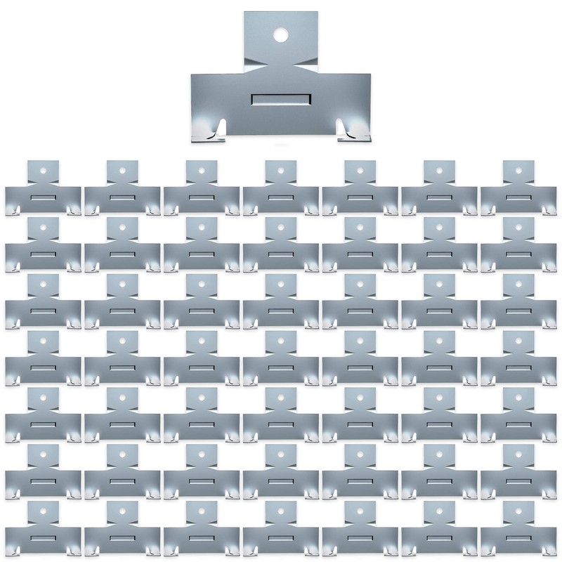 50 Pack (25 Pairs) Retrofit Recessed Downlight Housing C Clips