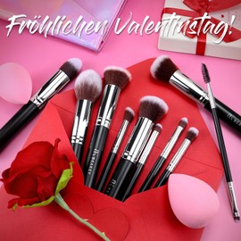 Beakey Makeup Brush Set A-silver