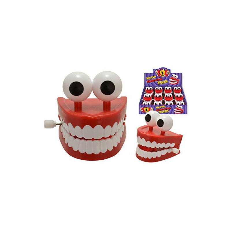 KandyToys TY9969 Wind Up Chattering Teeth (Large)