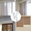 Cutelec Valance Clips 2inch 5pcs Clear Plastic Hidden Retainer Holder