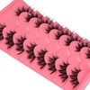 Half Lashes Natural Clear Band Eyelashes 3 4 False Lashes