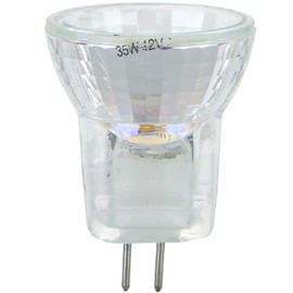 Sunlite 03196-SU 35MR8/CG/FL/12V Halogen MR8 30-Watt Light Bulb, 500 CBCP, 36° Flood Beam Angle, 12-Volts, G4 Bi-Pin Base, Dimmable, Cover Guard, Clear, 1 Pack, 3200K-Warm White