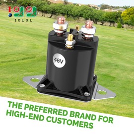 48V Electric Solenoid Replacement for Club Car DS 1995-1997 Golf Cart, 4 Terminal, OEM 101807001, 1118 Solenoid Relay