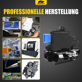 MIKKUPPA Door Lock Rear Left Suitable for Golf 5 Touran Jetta, 7L0839015 Lock Actuator with Central Locking