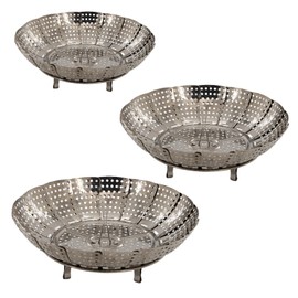 Vegetable steamer, three sizes, foldable, expandable steamer for cooking food