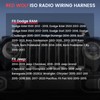 RED WOLF Car ISO Radio Wire Wiring Harness Adapter Connector