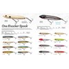 Heddon Saltwater One Knocker Spook Fishing Lure, Chartreuse/Silver Insert