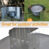 Bay Breeze Folding Stove Wind Screen Shield for Portable Stove