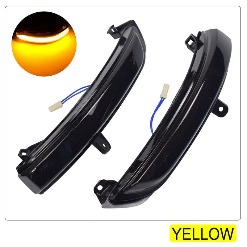 Dynamic LED Sequential Side Mirror Turn Signal Light Blinker Indicator