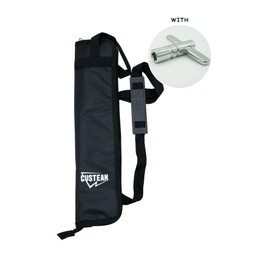 CUSTEAM Drumstick Bag (Black) - Drum Key Included, Breathable, Excellent Storage, Multi-functional Pockets, Convenient to Carry