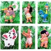 Moana 5 Piece Random Christmas Ornament Set (Unique Set)