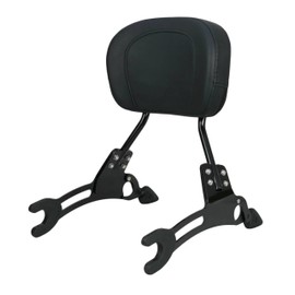 YHMOTO 17'' Detachable Passenger Backrest Sissy bar for Indian Challenger Chief Chieftain Indian Pursuit Springfield Roadmaster Vintage 2014-2024 (Black)