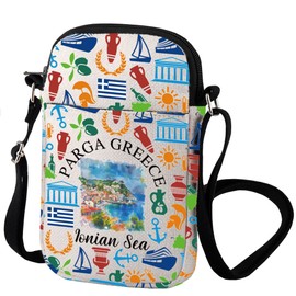 Parga Travel Crossbody Bag Greece Lover Gift Greek Europe Scenery Greek Landmarks Gift Mykonos Summer Vacation (PARGA GREECE)
