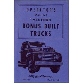 1948 FORD TRUCK Full Line Owners Manual User Guide