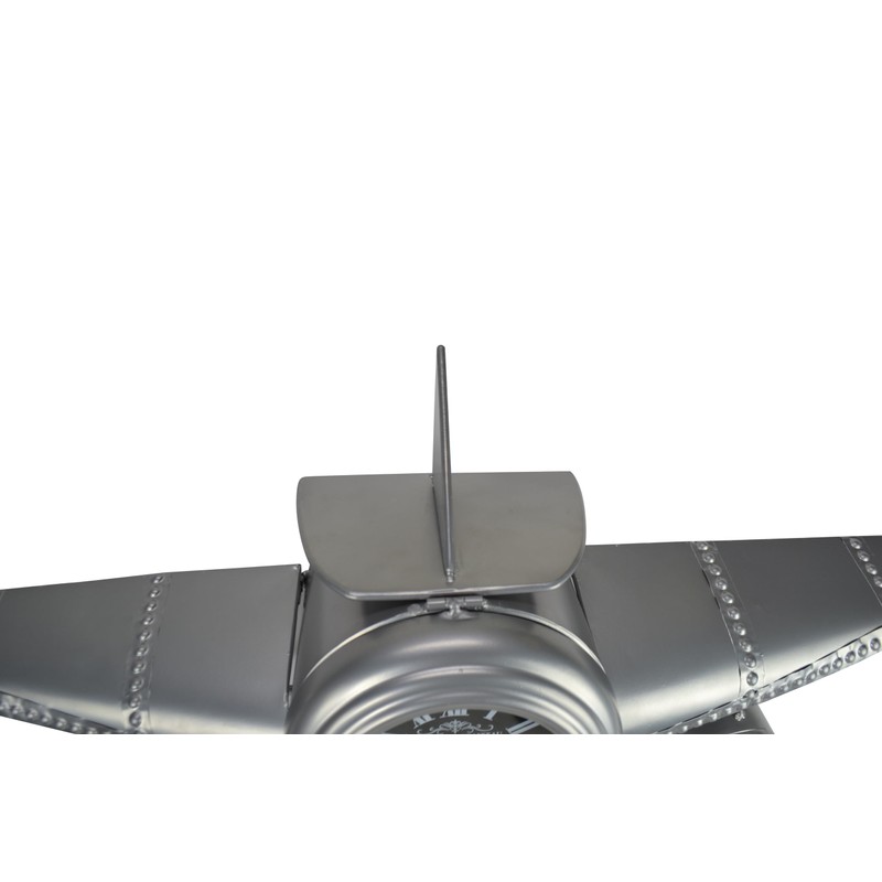 3starimex = aliases) 34" Vintage Airplane Moving Gear Wall Clock