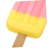Healeved 3pcs Ice Cream Shaped Washing Sponge Unique Kitchen Scrubber