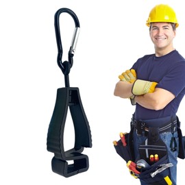 Glove Holder Clip - Safety Mitten Carabiner Grabber | Hangable High Load Bearing Glove Carabiner Clips for Camping, Firefighter, Construction