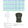 Belle Poque Women's Vest with Curved Lapel, V-Neck, Checked Vest