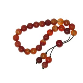 N5 NA - Greek Style Loose Strung Worry Beads 10mm Natural Agate Gemstone Beads Handmade Design