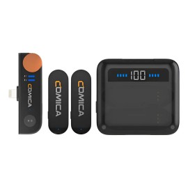 Microfone Sem Fio Duplo 2.4g Para Android Profissional