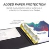Samsill Classic Collection Leather 3 Ring Binder, Executive Presentation Portfolio,