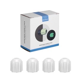 remedic Glow in The Dark Knob and Handle Cover Set - 4 Pieces Each - Arthritis and Senior Living Aids - Better Grip, no More Static and Orientation at Night time