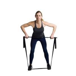 Swedish Posture Mini Gym, Full Body Exercise Kit with Resistance Band to Use at Home, to Travel, Or at The Office
