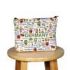 PYOUL Lustige Deutschland Liebhaber Geschenk Deutschland Essen Make-up Tasche Deutschland