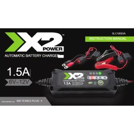 X2 Power Automatic Battery Charger / Tender 12V 6V 1.5A
