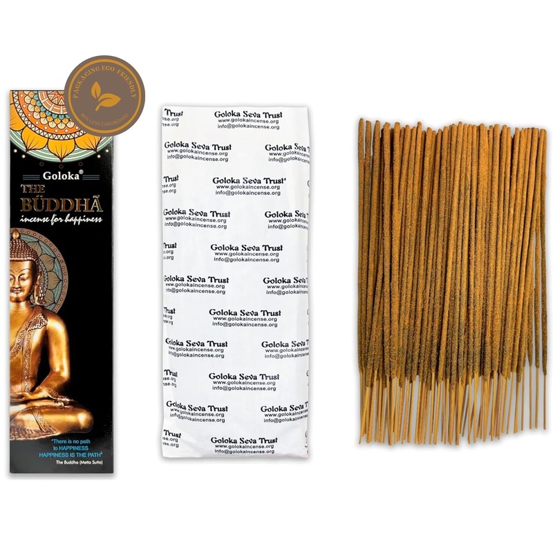 Räucherstäbchen Buddha – 1 Packung mit 100 g (70–90 Stäbchen)