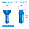 NANPU Zinc Alloy Desiccant Dryer, Compressed Air in Line Filter,