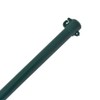 vidaXL Green Metal Garden Posts- Heavy-Duty, Rustproof and Water-Repellent, 39.4"