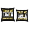 Pulmonologist Almost Pulmonary Specialist Future Lung Doctor Throw Pillow