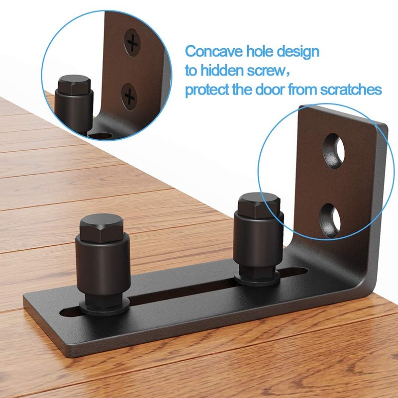 ZEKOO Barn Door Floor Guide Sliding Barn Door Hardware Door