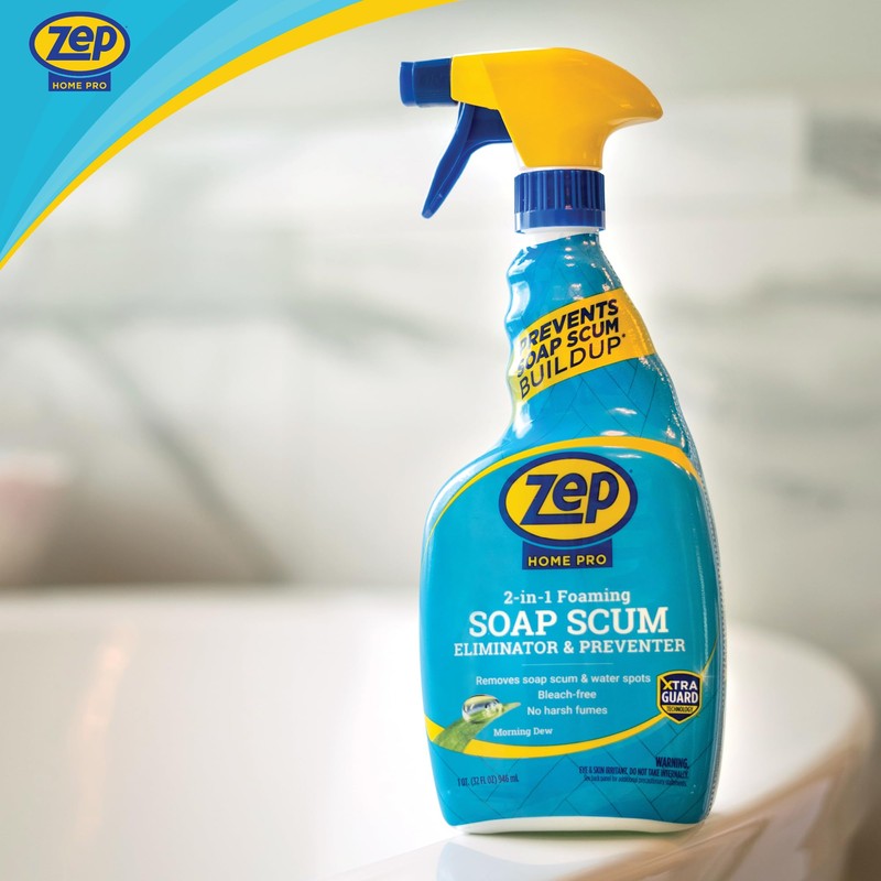 Zep Home Pro 2-in-1 Foaming Soap Scum Eliminator and Preventer,