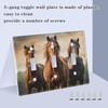 FUGIDOG Horse 2 Gang Toggle Light Switch Cover Double Toggle