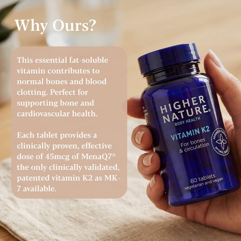 Higher Nature - Vitamin K2 One A Day - Bone