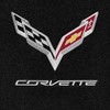 Lloyd Mats Ultimat C7 Corvette Crossed Flags & Corvette Script