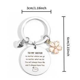 Sister Gifts Graduation Gifts for Sister Birthday Gifts Keyring Big Sister Gifts from Sister Birthday Gifts for Sister Gift Big Sister Gifts for Little Girls Sister in Law Gifts for Sisters Adults