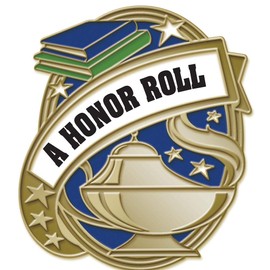 A Honor Roll Pin, A Honor Roll Lapel Pin Button