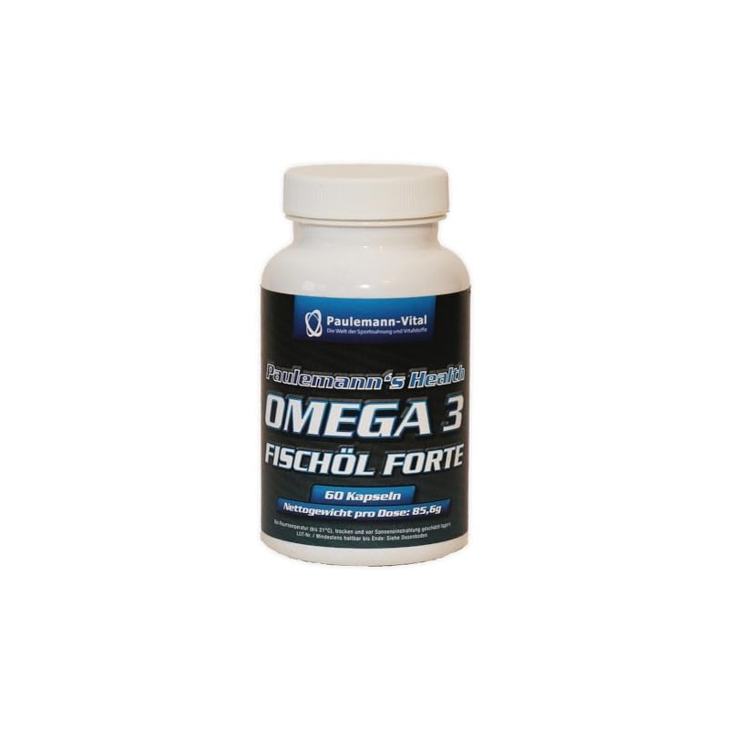 Paulemann-Vital Omega 3 Forte Fish Oil - 60 Capsules