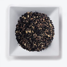 Mahamosa Majesty Chai Decaf Tea 8 oz – Decaffeinated Black Tea Blend Loose Leaf (with aniseed, cinnamon, ginger, black peppercorn, cloves, chicory root, flavoring)