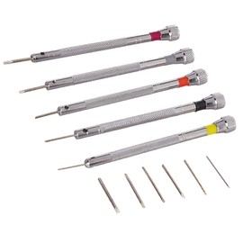 0.8-1.6mm Flathead Screwdriver Set with Color Handles, Screw Drivers suitable for Household Use Repairing tool Muti Size