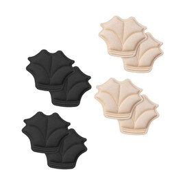 FOMIYES 4pairs Heel Inserts Grip Patches Comfortable Heel Liners for Casual Shoes